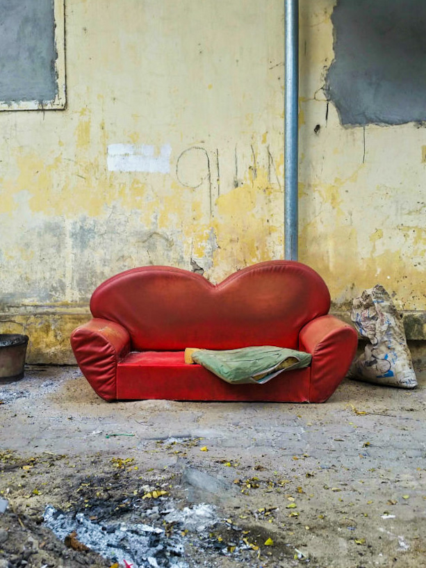 street couch in vietnam